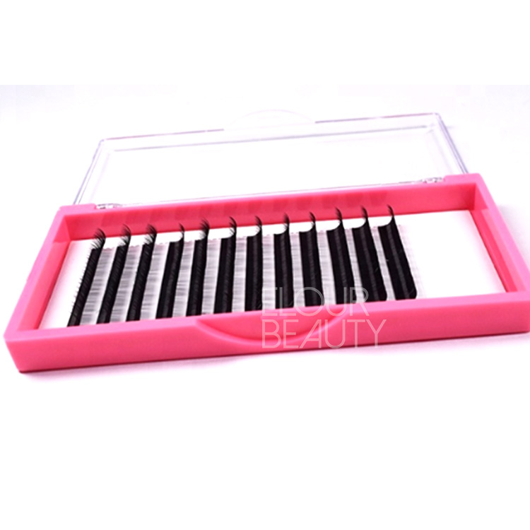 Factory supply volume silk D curl eyelash extension vancouver EL46